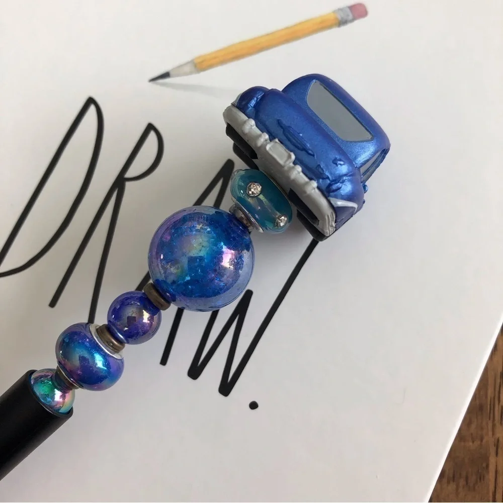 Disney Doorables: Cars: Doc Hudson handmade beaded pen